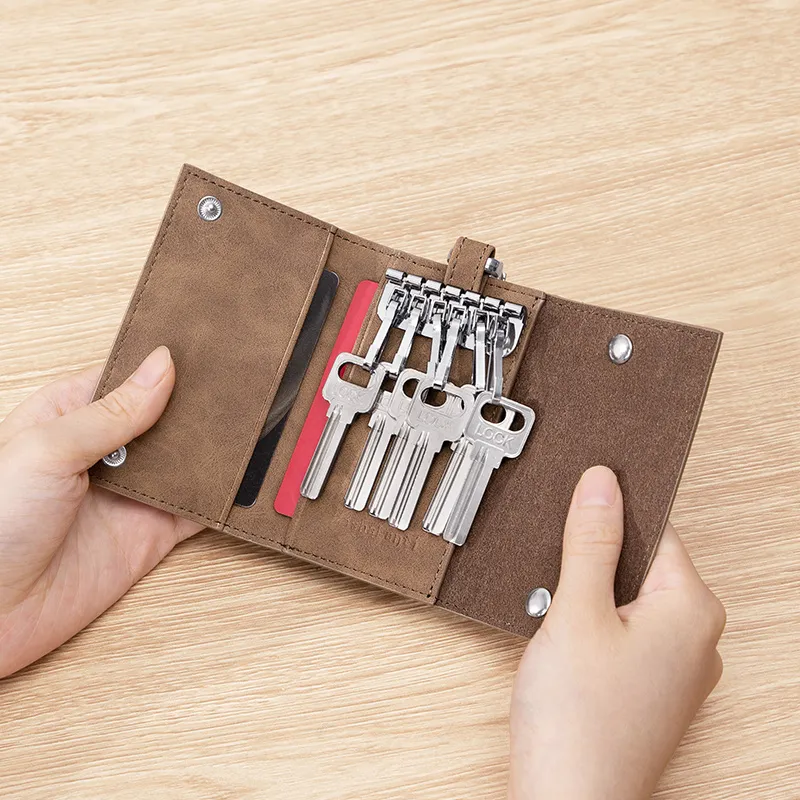 MashaLanti PU Bonded Polyurethane Wallet Storage Bag Card Holder Key Pouch Regular Men's-7