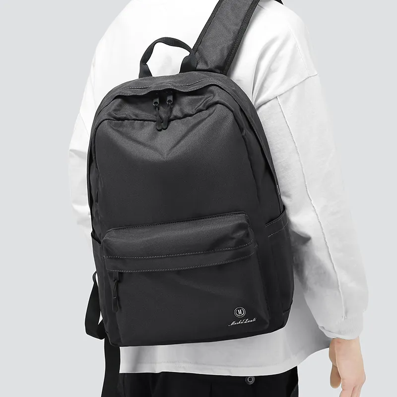 MashaLanti Oxford Student Backpack Men's Gray Green-8