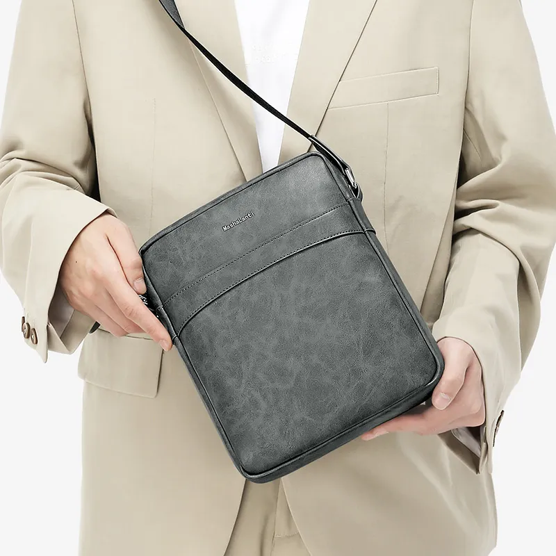 MashaLanti Synthetic Leather Shoulder Bag Crossbody Bag Men's-6