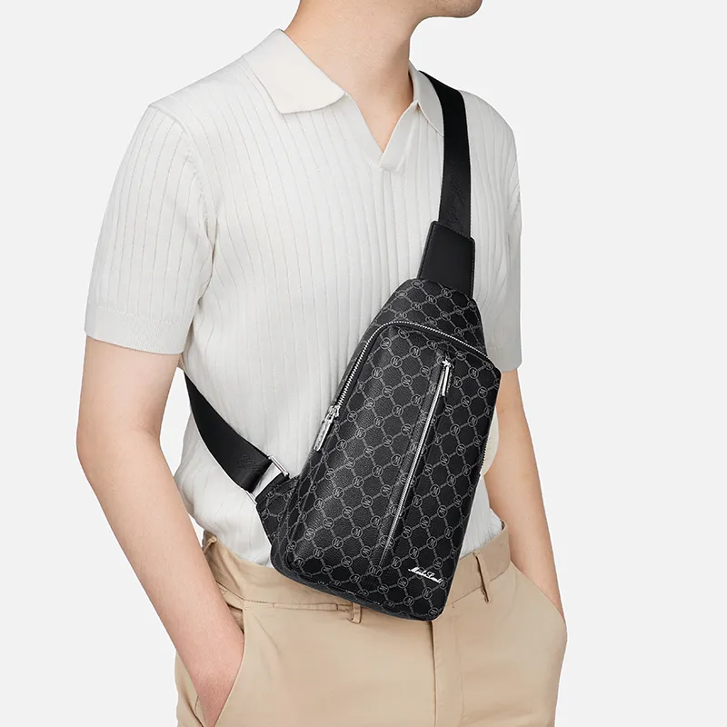 MashaLanti PVC Bonded Microfiber Synthetic Leather Shoulder Bag Crossbody Bag Sling Bags Medium Size Men's-8