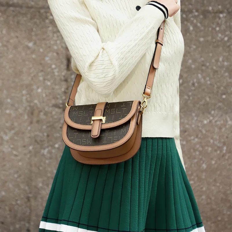 MashaLanti PVC Synthetic Leather Shopping Mom Bag Shoulder Bag Crossbody Bag Regular Women's Coffee-10