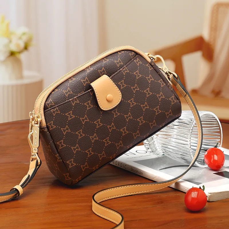 MashaLanti PVC Synthetic Leather Mom Bag Crossbody Bag Shoulder Bag Women's Burgundy-23