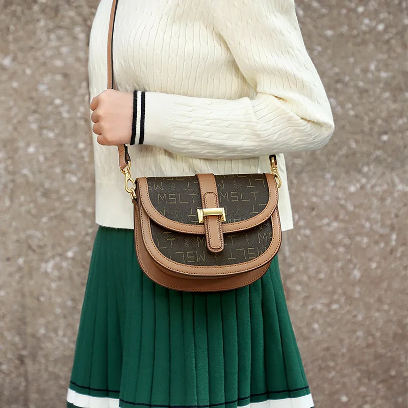 MashaLanti PVC Synthetic Leather Shopping Mom Bag Shoulder Bag Crossbody Bag Regular Women's Coffee-9