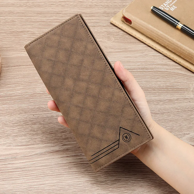 MashaLanti Synthetic Leather Wallet Men's Coffee-8