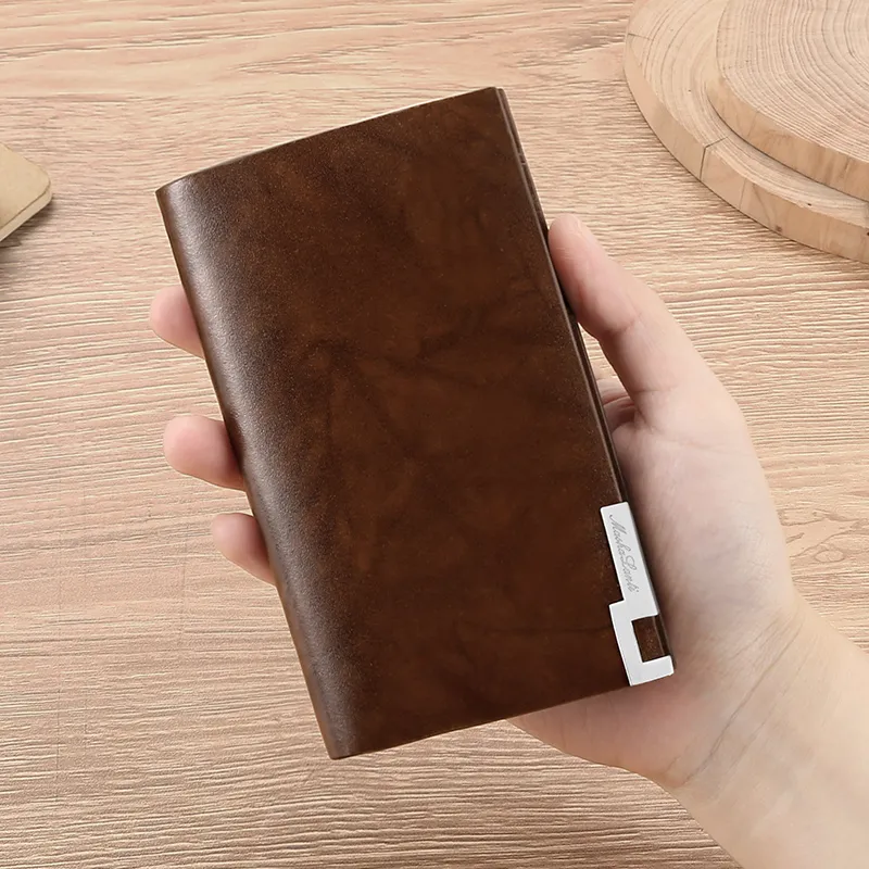 MashaLanti Cow Split Leather Synthetic Leather Coin Purse Wallets Card Holders Men's-9