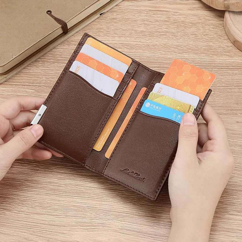 MashaLanti Cow Split Leather Synthetic Leather Coin Purse Wallets Card Holders Men's-10