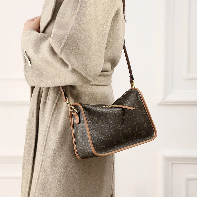 MashaLanti PVC Crossbody Bags Shoulder Bags Women's Coffee With Tea-5