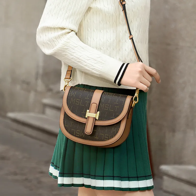 MashaLanti PVC Synthetic Leather Shopping Mom Bag Shoulder Bag Crossbody Bag Regular Women's Coffee-7