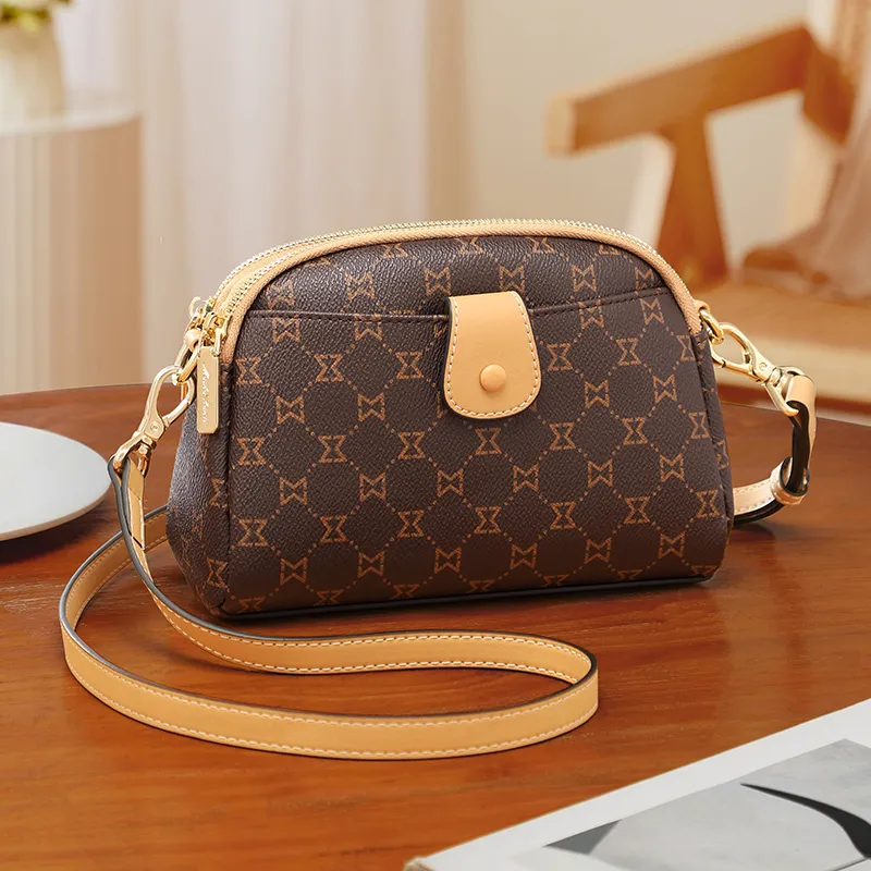 MashaLanti PVC Synthetic Leather Mom Bag Crossbody Bag Shoulder Bag Women's Burgundy-22