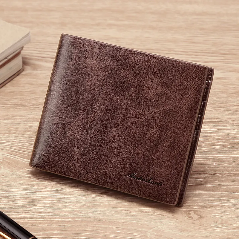 MashaLanti Synthetic Leather Coin Purses Wallets Men's Smoke Gray-11