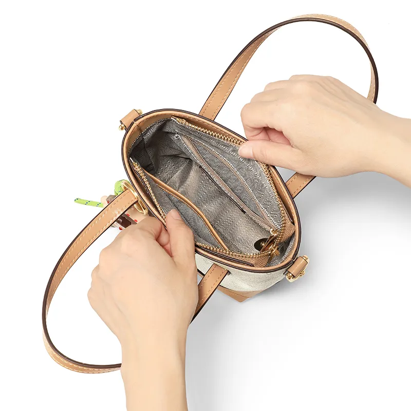 MashaLanti PVC Handbag, Crossbody Bag, Shoulder Bag, Bucket Bag Women's Multicolor-16