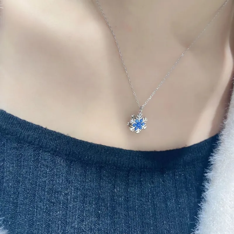 VEECANS S925 Silver Necklaces Women's-3