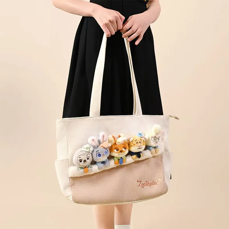 POTDEMIEL Disney/Disney, Collaboration Zootopia Toy Story Collection Polyester Shoulder Bag Women's Multicolor-4