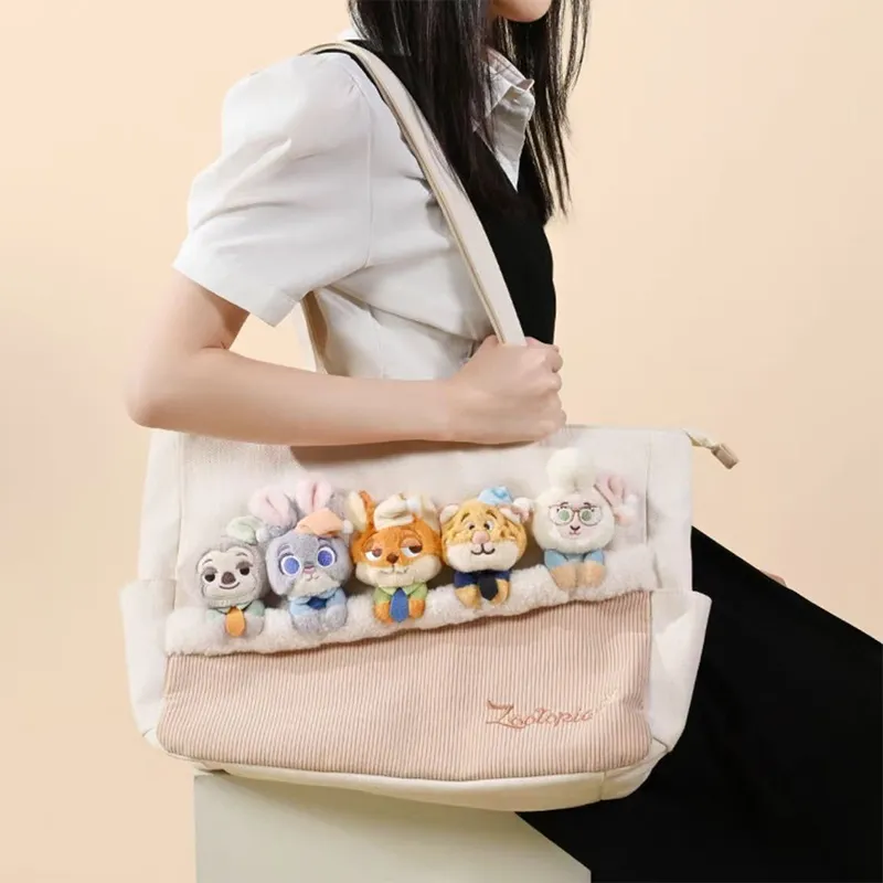 POTDEMIEL Disney/Disney, Collaboration Zootopia Toy Story Collection Polyester Shoulder Bag Women's Multicolor-1