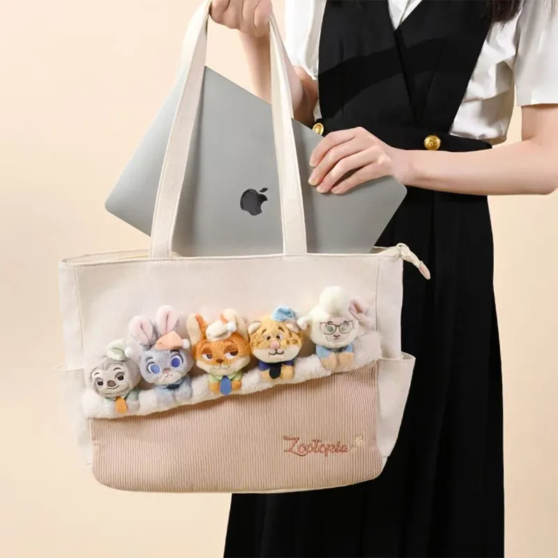 POTDEMIEL Disney/Disney, Collaboration Zootopia Toy Story Collection Polyester Shoulder Bag Women's Multicolor-5