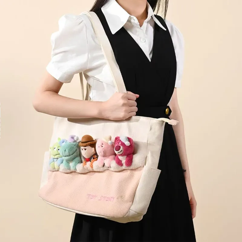 POTDEMIEL Disney/Disney, Collaboration Zootopia Toy Story Collection Polyester Shoulder Bag Women's Multicolor-8