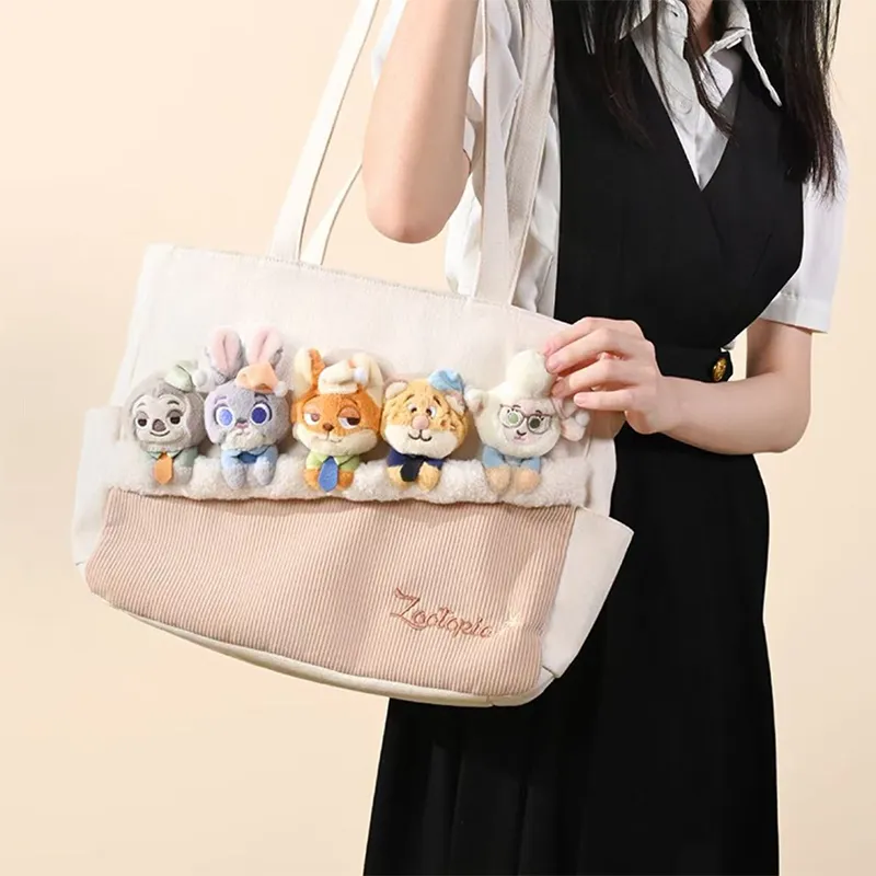 POTDEMIEL Disney/Disney, Collaboration Zootopia Toy Story Collection Polyester Shoulder Bag Women's Multicolor-3