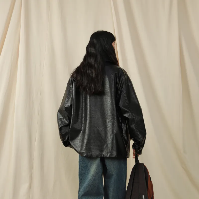 FLOAT Leather Jackets Unisex-4