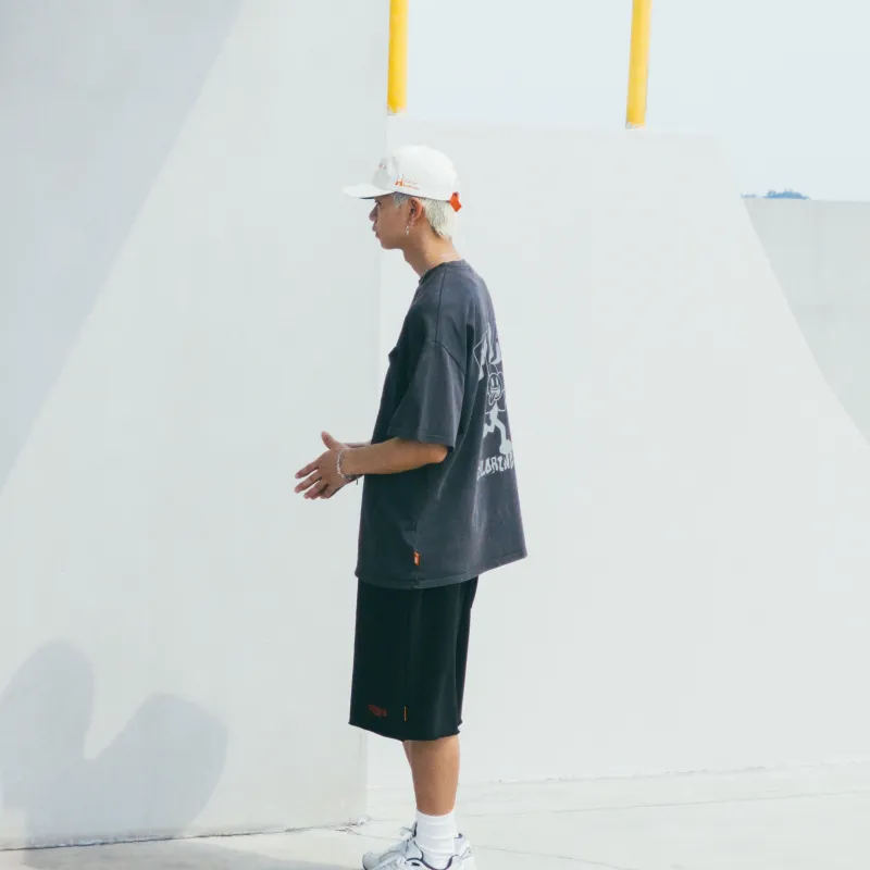 FLOAT Casual Shorts Unisex Black-3