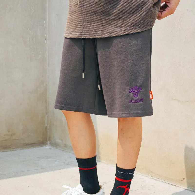 FLOAT Casual Shorts Unisex Dark Gray-3