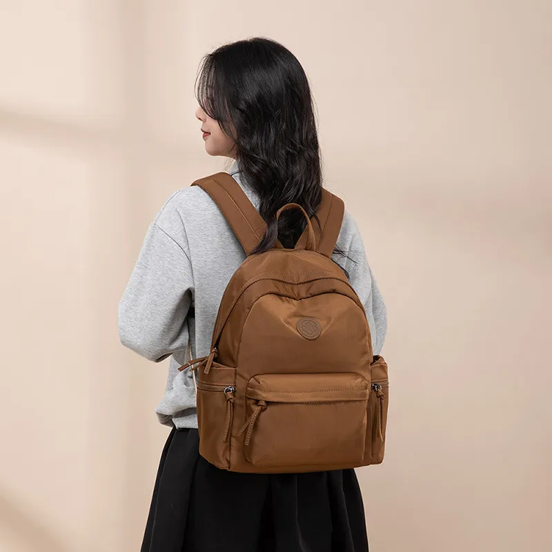 VANDEE Nylon Backpack Unisex Multicolor-10