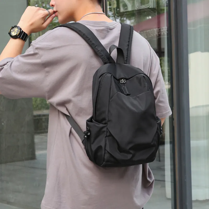 VANDEE Oxford Backpack Mini Unisex Black/Gray-3