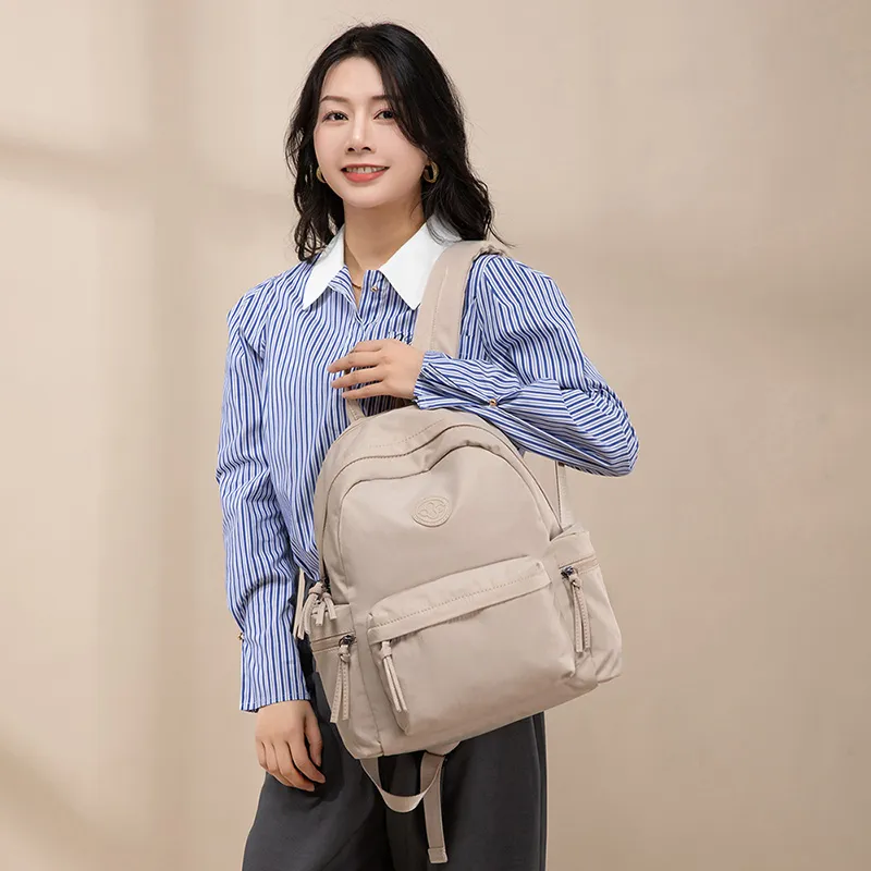 VANDEE Nylon Backpack Unisex Multicolor-2