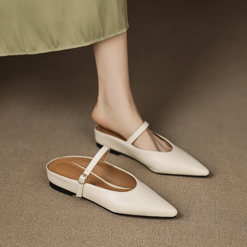 VANDEELEN Rubber Sole Closed Toe Slippers Women's-9