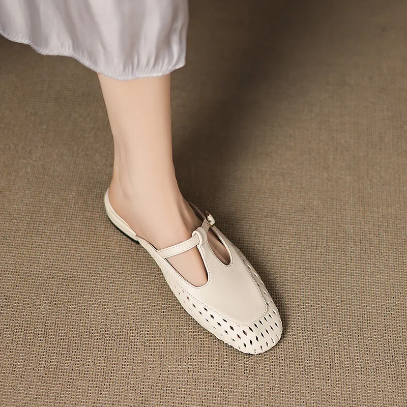 VANDEELEN Rubber Sole Closed Toe Slippers Women's-7