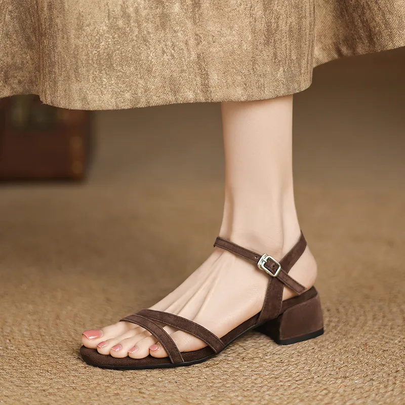 VANDEELEN One Strap Sandals 4cm Women's-7