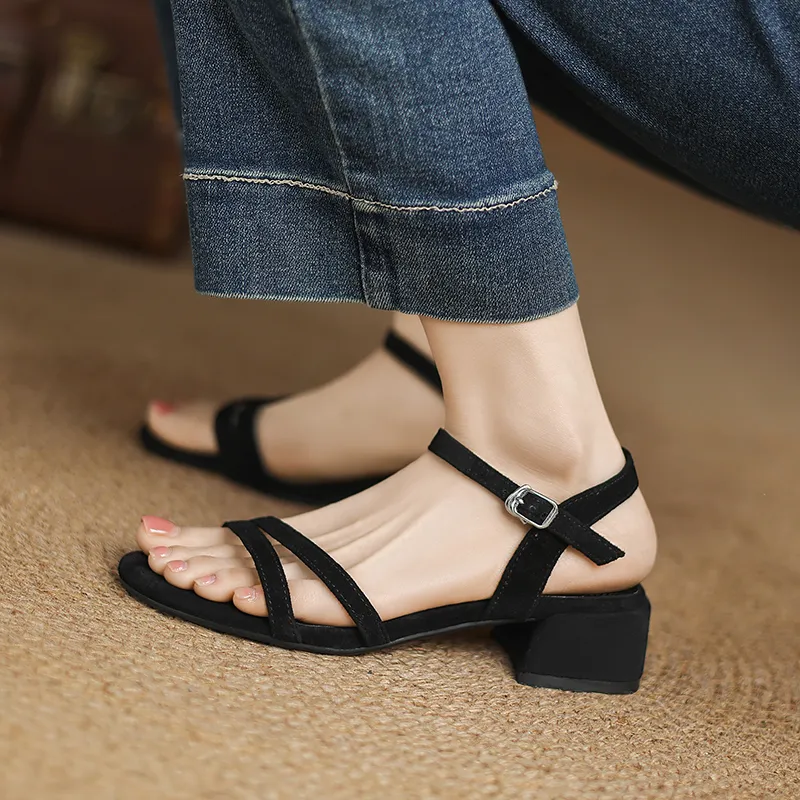 VANDEELEN One Strap Sandals 4cm Women's-3