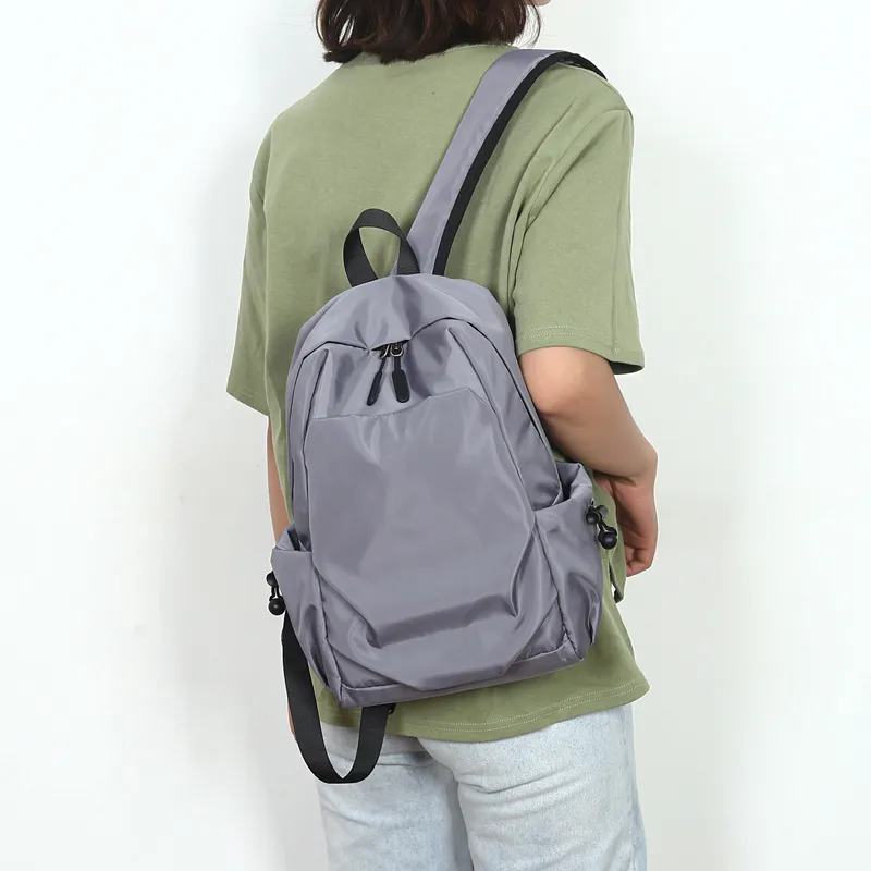 VANDEE Oxford Backpack Mini Unisex Black/Gray-12