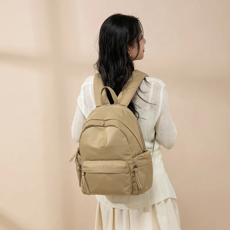 VANDEE Nylon Backpack Unisex Multicolor-16
