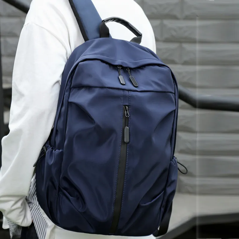 VANDEE Oxford Backpack Regular Men's Black/Gray/Blue-9