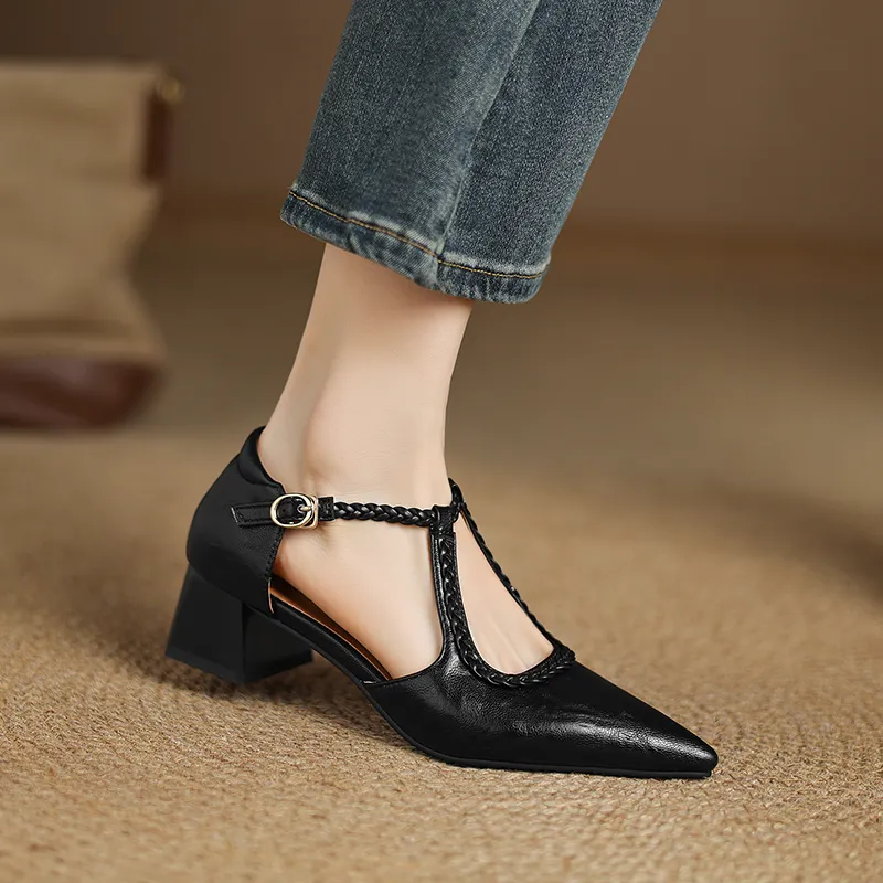 VANDEELEN High Heels Women's Black/White/Silver-14