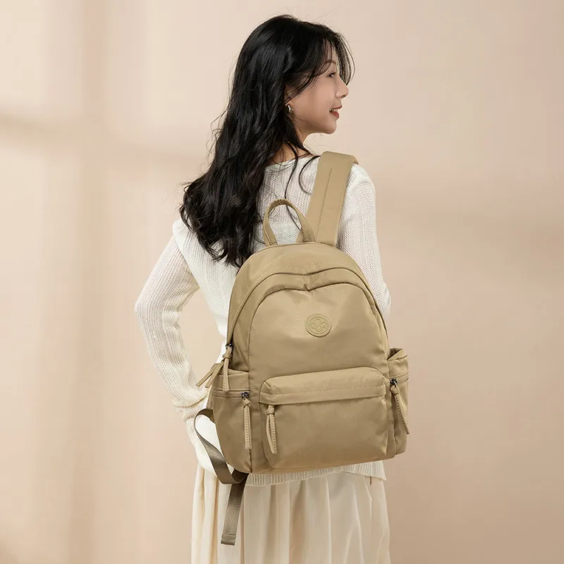 VANDEE Nylon Backpack Unisex Multicolor-17