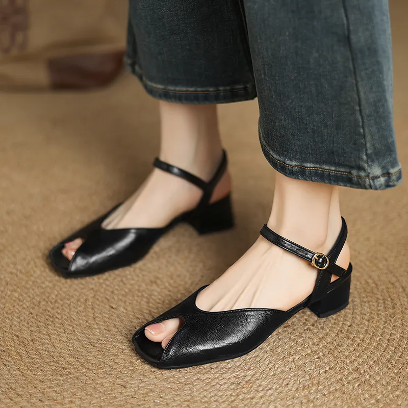VANDEELEN One Strap Sandals 3.5cm Women's-1