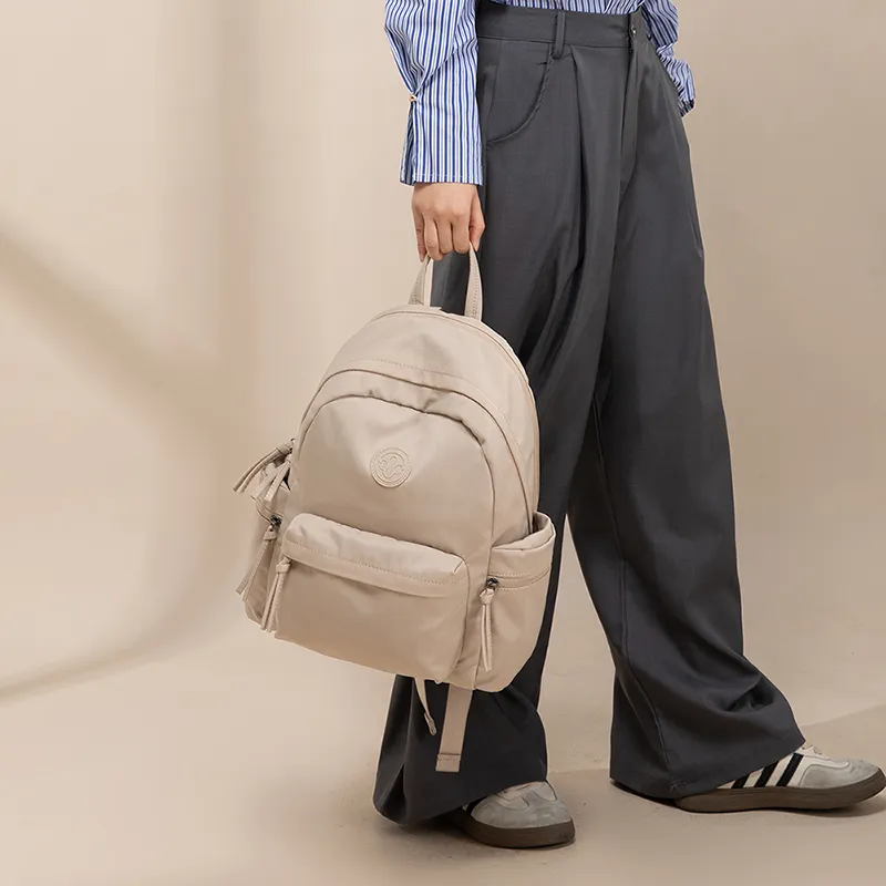 VANDEE Nylon Backpack Unisex Multicolor-1