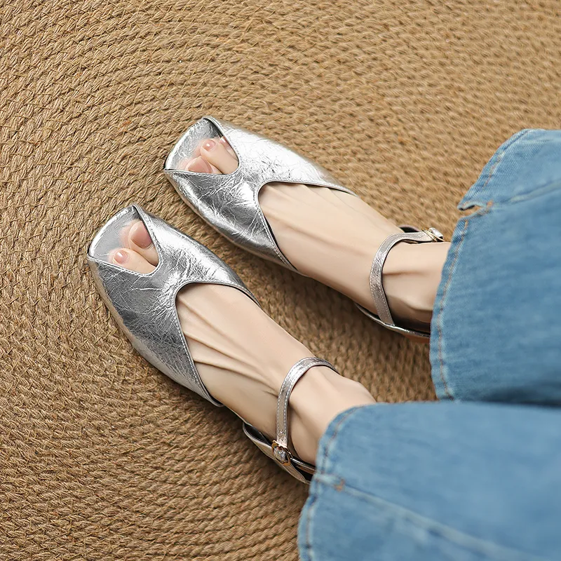 VANDEELEN One Strap Sandals 3.5cm Women's-16