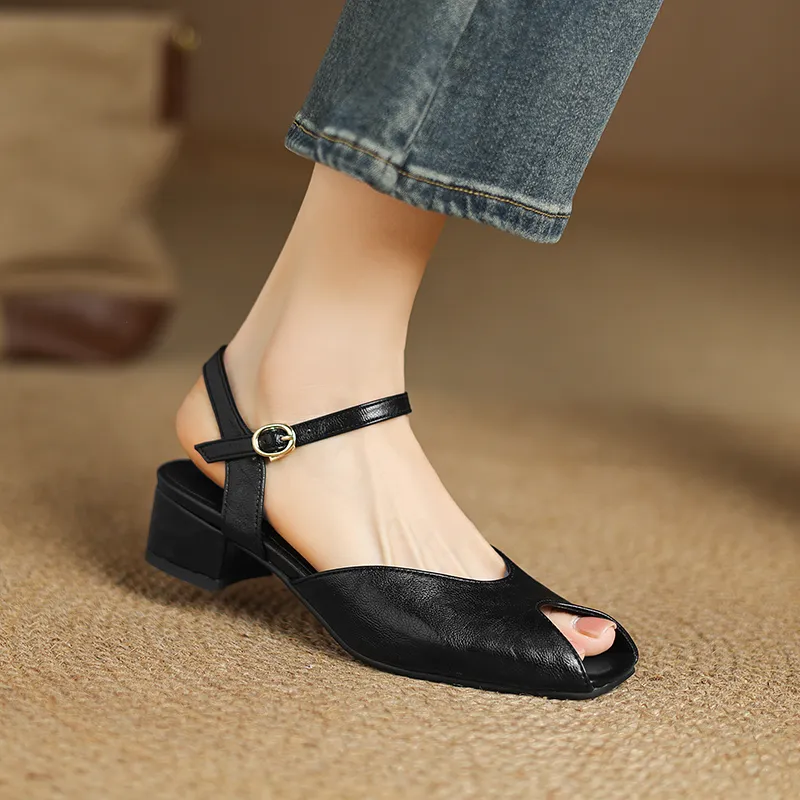 VANDEELEN One Strap Sandals 3.5cm Women's-3