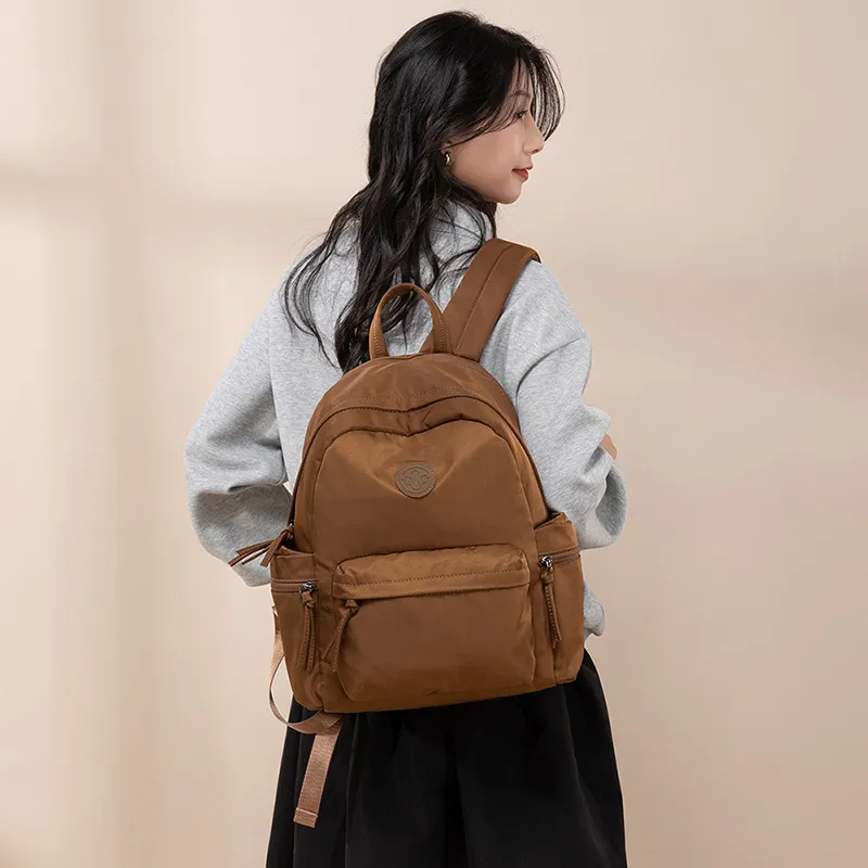 VANDEE Nylon Backpack Unisex Multicolor-11