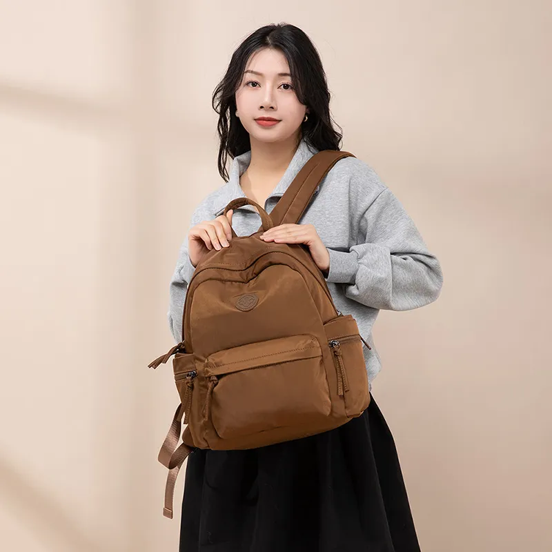 VANDEE Nylon Backpack Unisex Multicolor-9