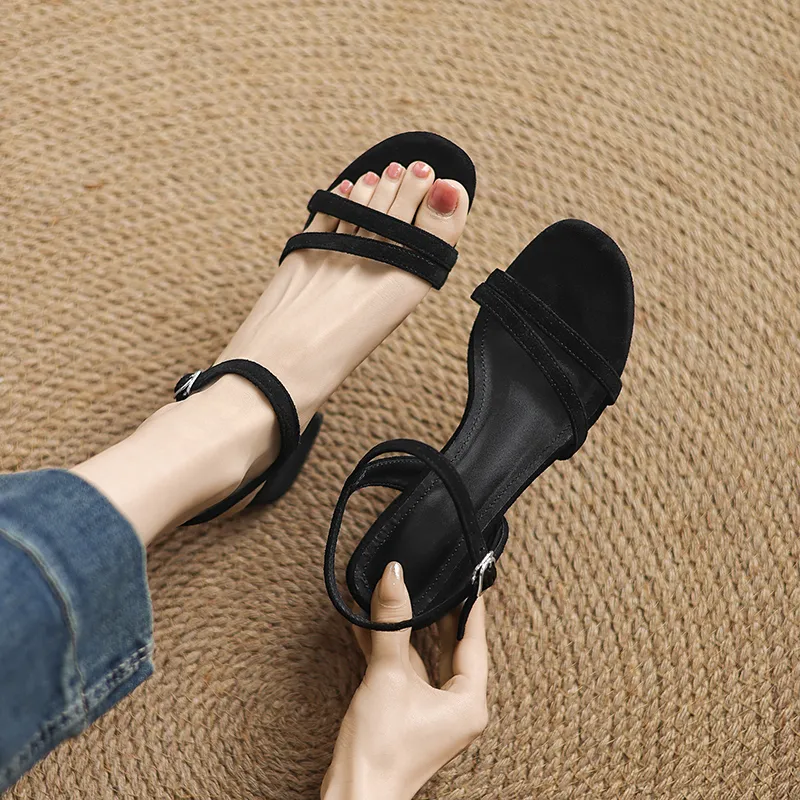VANDEELEN One Strap Sandals 4cm Women's-5