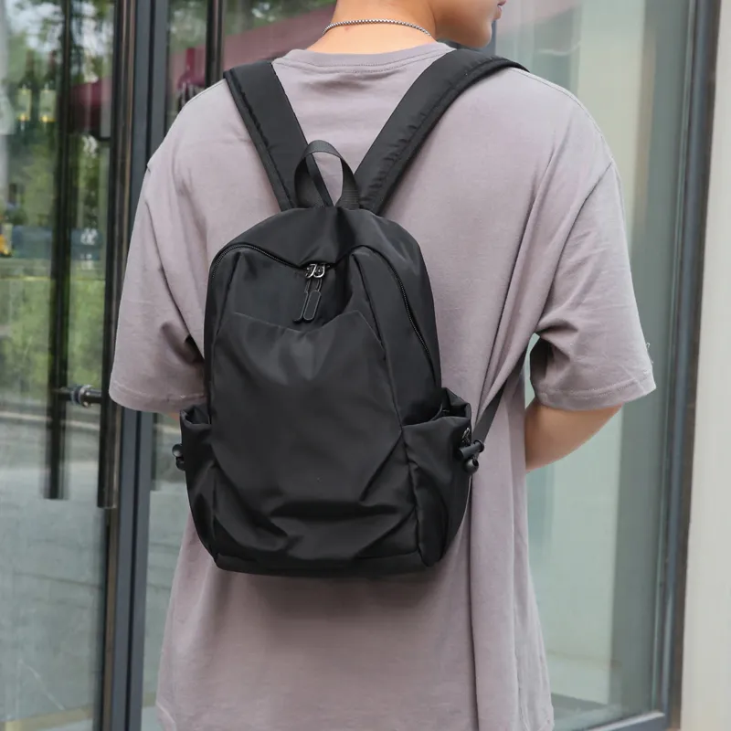 VANDEE Oxford Backpack Mini Unisex Black/Gray-2