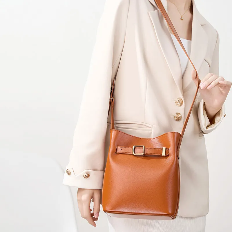 VANDEE Cow Leather Crossbody Bag, Shoulder Bag Women's Multicolor-4