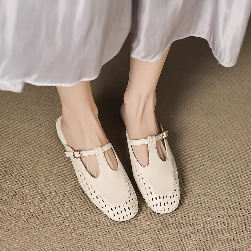 VANDEELEN Rubber Sole Closed Toe Slippers Women's-8