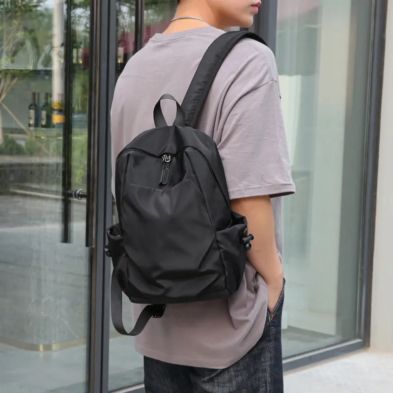 VANDEE Oxford Backpack Mini Unisex Black/Gray-4