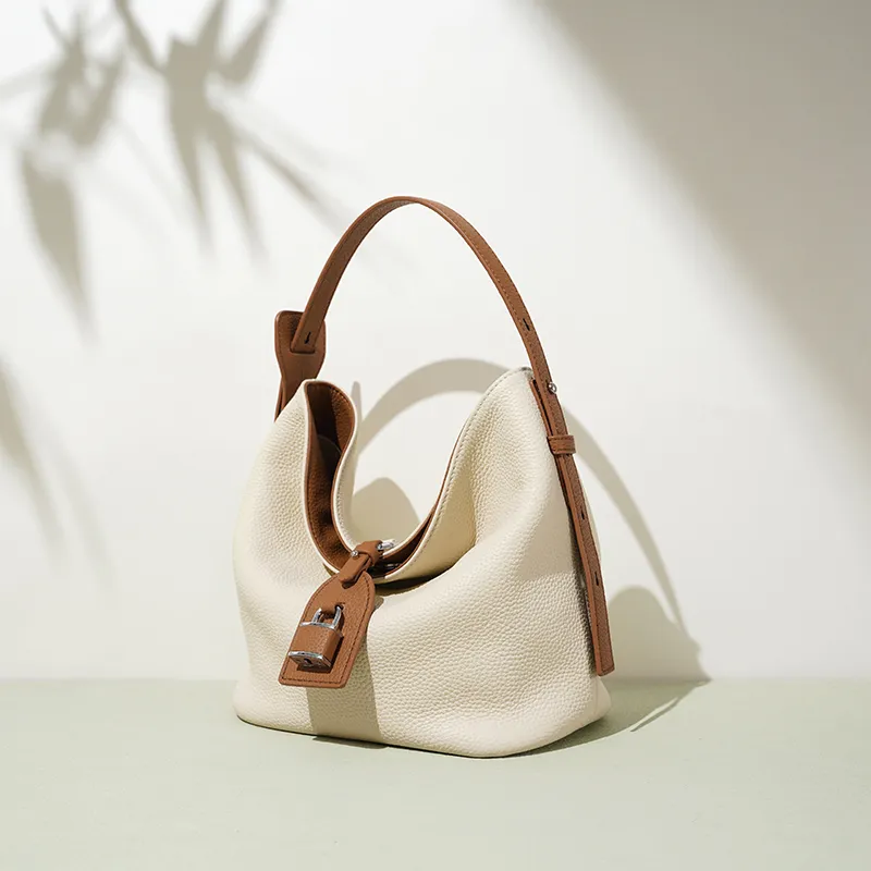 VANDEE Top Grain Cow Leather Shoulder Bag, Crossbody Bag Women's Multicolor-4
