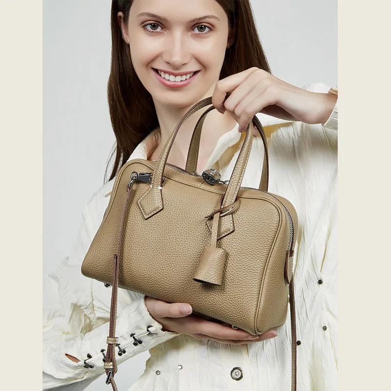 VANDEE Cow Leather One Shoulder Handbag Women's Multicolor-6