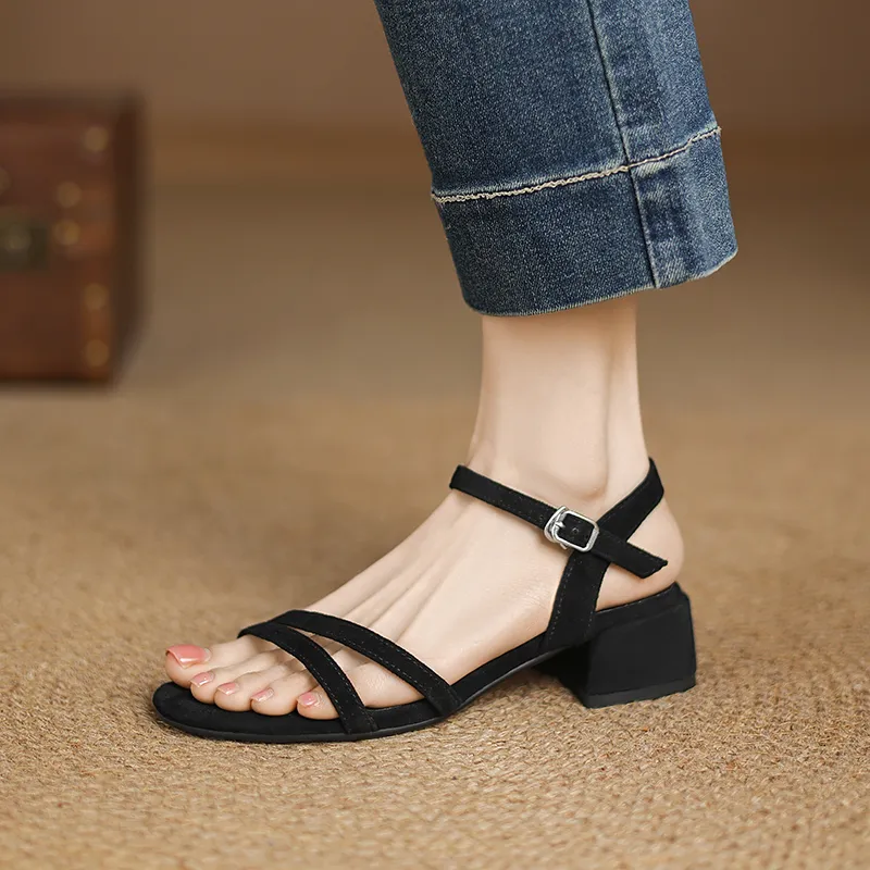 VANDEELEN One Strap Sandals 4cm Women's-1